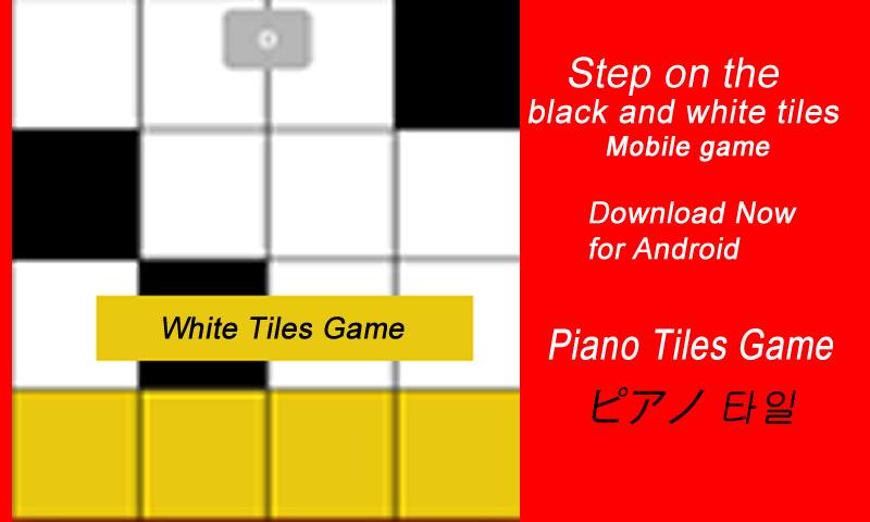 White tiles game Piano tiles