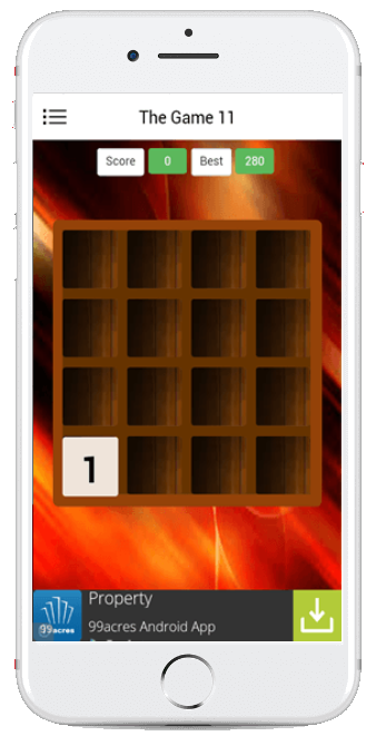 Playing game 11 puzzles